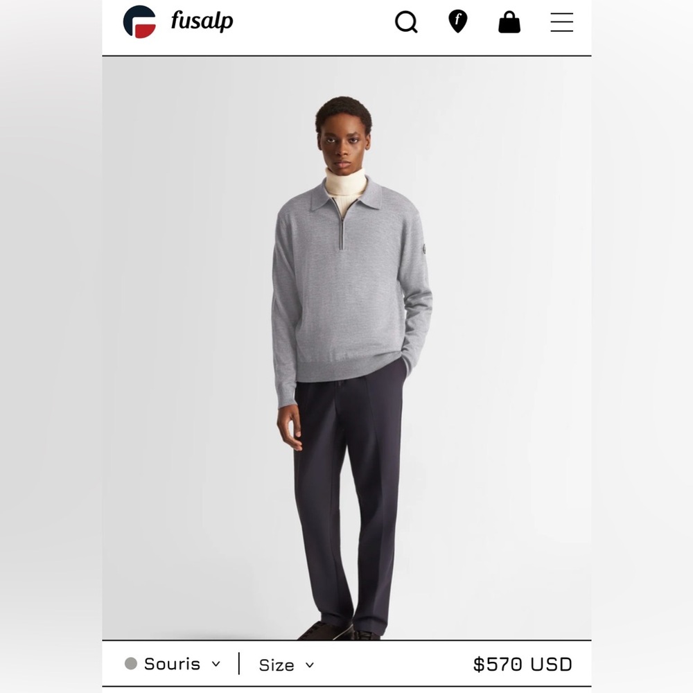 Fusalp Clovis Sweater- Men’s S